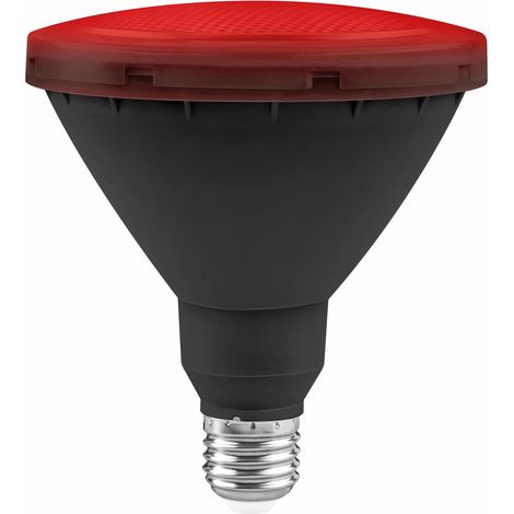 BOMBILLA LED JARDÃN PAR38 IP65 MATEL E27 15W ROJA (1/4)