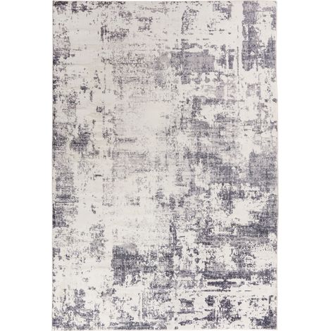 Tappeto a pelo corto Ilena 800 Grigio in stile vintage 160x230 cm (1/4)