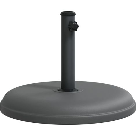 Parasol Base for Ø32/35/38 mm Poles 15 kg Round vidaXL