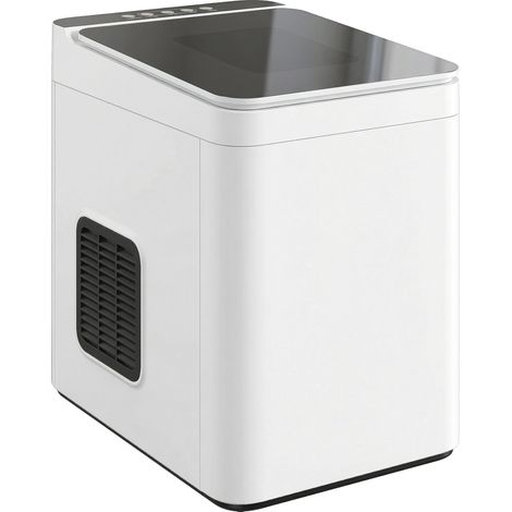 Compact Ice Maker, Self-Cleaning, 1.5L Tank, White