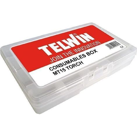 Box ricambi consumabili x torce mig mt15 telwin 804137 molle tubetti fe-ss cusi (1/3)