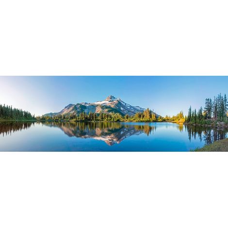 Tableau sur toile montagne 30x97 cm - Impression sur Toile Murale Décorative - Image imprimée en HD sur Toile - Toile sur Châssis en Bois FSC - Fabriqué en France (1/5)