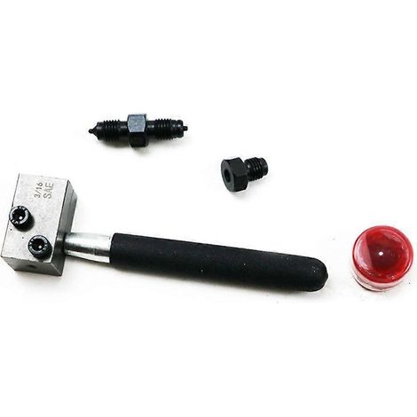 3/16" Doppelbördelwerkzeug für Kfz-Bremsleitungen, abnehmbar, manuell, flexibel, für Bremsschläuche.