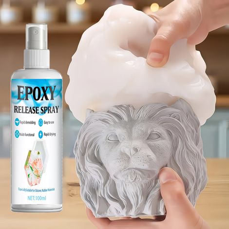 Trennmittel-Spray-Set für einfaches Entformen und Formenschutz. Silikonöl, geeignet für die DIY-Epoxidharzherstellung. (1/5)