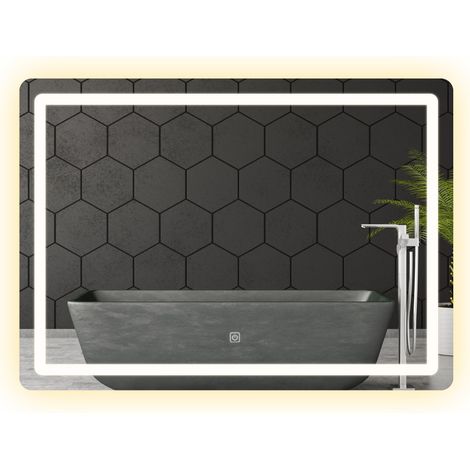 SPIEGEL LED 80X60CM P10407