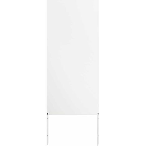 Garten Sichtschutz-Leinwand Weiß 50 x 140 cm