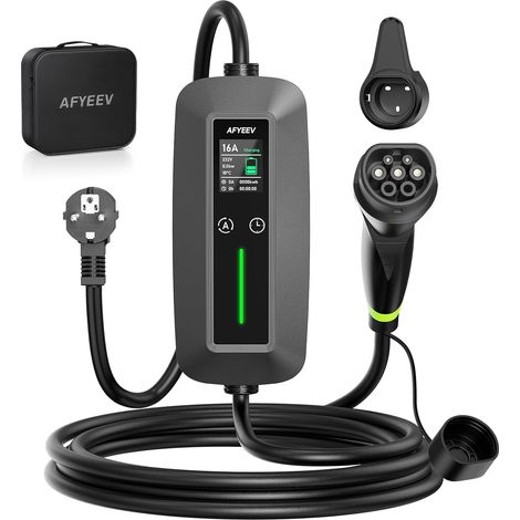 Chargeur Voiture Electrique 3,68 KW, Chargeur Type 2 6M (1/5)