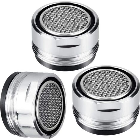 Buse de robinet de salle de bain 24 mm, aérateur de robinet économiseur d'eau, buse de robinet de cuisine avec joint, robinet économiseur d'eau pour évier, salle de bain, cuisine (1/4)