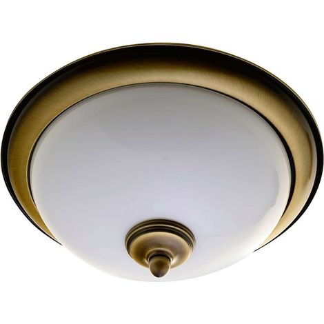 Sapho - Lampada da soffitto Gloster, diametro 315 mm, 40 W, bronzo AU514 (1/3)