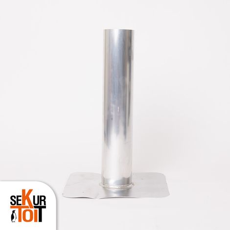 Traversée de toiture aluminium EP – diamètre 80 mm – longueur 500 mm – SEKURTOIT (1/2)