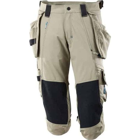 MASCOT Pantacourt de travail avec poches flottantes - 17049-311 - Beige - 48