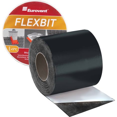 Cinta bituminosa Flexbit de 150 mm x 10 m, color RAL 7016 (1/5)