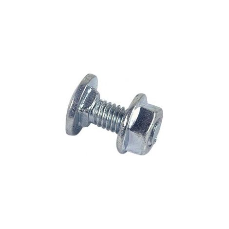 Bullone LENNIE Testa tonda collo quadro TRCC - Zincato bianco - Ø8x140 - scatola da 50 - BTRCC0814002B