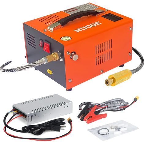 Compresseur d'air, haute pression, design portable, 12V220VGrand Filtre (1/2)