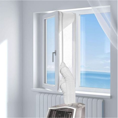 Kit di sigillatura per condizionatore portatile – Lunghezza 400 cm – PVC di alta qualità – Resistente ai raggi UV e all'acqua – Facile installazione