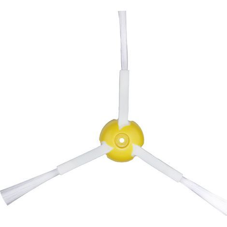 Kit de 6 brosses latérales à 3 pales Compatible avec Les séries Roomba 800 (Tous Les modèles) - Pièces de Rechange Haute efficacité pour Roomba - Brosses de Rechange pour Roomba (1/5)