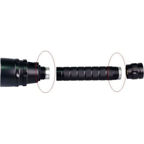 BigMac Cree L2 LED Plongée sous-Marine Lampe Torche 100M Submarine étanche Batterie Rechargeable Lumière et Chargeur Inclus (1/4)