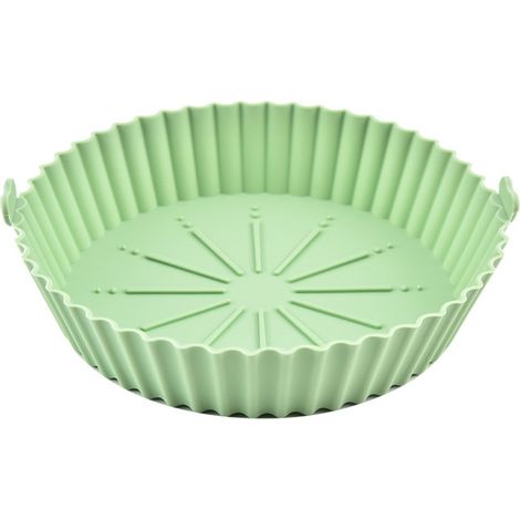 Panier En Silicone Pour Friteuse À Air - Moule À Pâtisserie Réutilisable - Résistant À La Chaleur Jusqu'à 240 °C - Pour Four Et Micro-ondes - Diamètre 21,5 Cm - 1 Pièce (1/5)