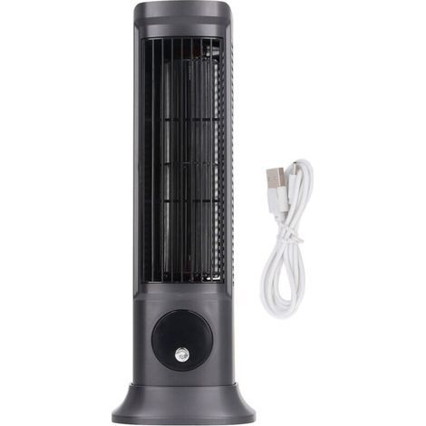 Ventilateur tour de bureau, professionnel, efficace, silencieux, 3 niveaux réglables, sans lame, pour chambre à coucher, bureau, maison