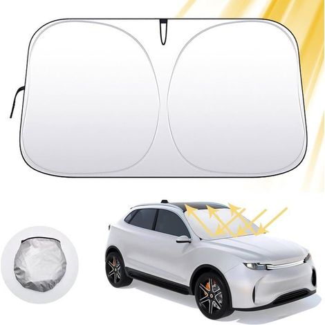 Pare-Soleil Voiture Pliable pour SUV et Camion - Isolation Thermique Pare-Brise Avant (1/5)