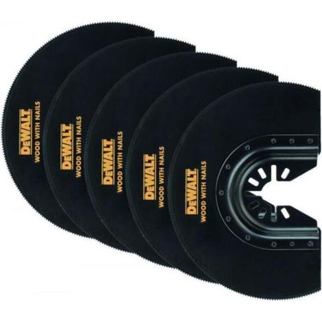 DeWalt Multi-Tool Sägeblatt Segment 100 mm, 5 Stk. (1/3)