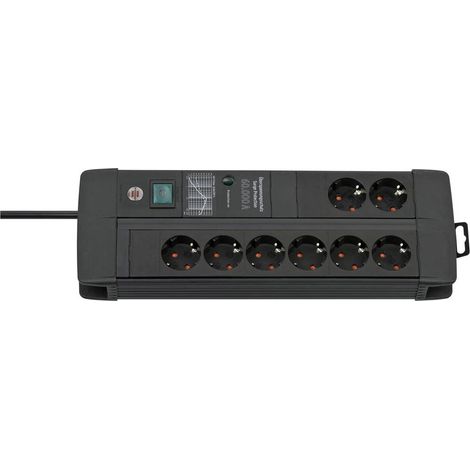 [GEBRAUCHT] B-Ware Brennenstuhl 1256000698 Power Extension 3 M 8 AC Outlet(s) Indoor Blac