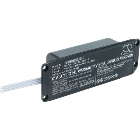 Vhbw – Batterie Li-ion 2200mAh 7,4V pour Bose Soundlink Mini 2 – Remplacement haute qualité – Autonomie prolongée – Compatible avec modèles 088789/088796/088772