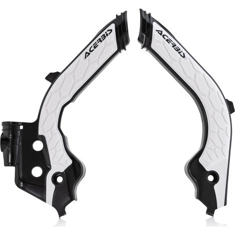 ACERBIS X-GRIP PARATELAIO HUSQVARNA FC / TC '19-'22, FE / TE '20-'23, GAS GAS EC / EC-F / MC / MC-F '21-'23 COLORE NERO / BIANCO