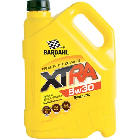BARDAHL Huile moteur XTRA 5W30 synthèse Essence Diesel 5L