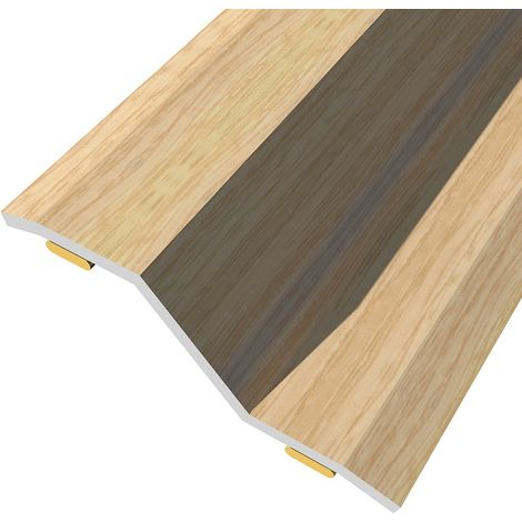 Junta de acero para desnivel 8-14 mm, adhesiva, flooring, yellowstone, 83 x 3,6 cm