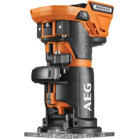 [PRODUIT RECONDITIONNE] Affleureuse AEG 18V Brushless 30000 Tr/min BOF18BL3-0 (sans batterie)