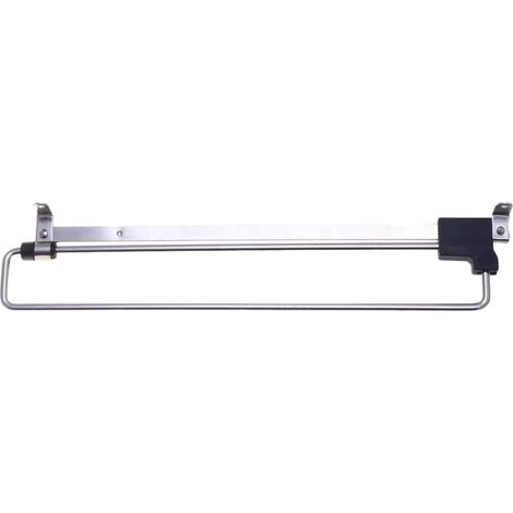 Appendiabiti estensibile in acciaio inox, da 25 a 35 cm.