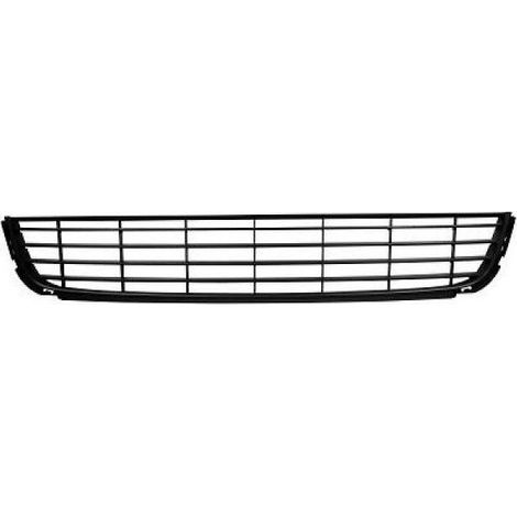 Grille de pare-choc avant centrale noire Volkswagen Golf 6 2008-2012