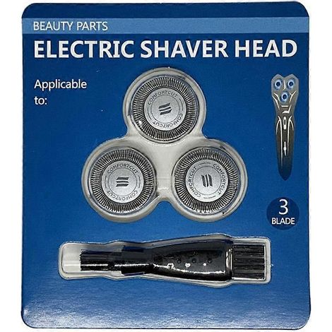 Lot de 3 têtes de lames de rechange SH30 pour rasoirs Philips séries 1000, 2000, 3000, S738, SH50, S510, S511, S512, S520, PT720 et PT860 (1/4)