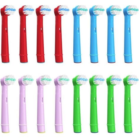 Packung mit 16 Oral-B Kinderzahnbürsten, Ersatzbürstenköpfe für Kinder - Packung mit 16 Oral-B Kinderzahnbürsten, Ersatzbürstenköpfe für Kinder (1/5)