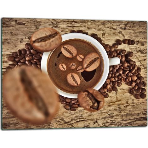 Glasschneidebrett 52x40 Kaffee (1/5)