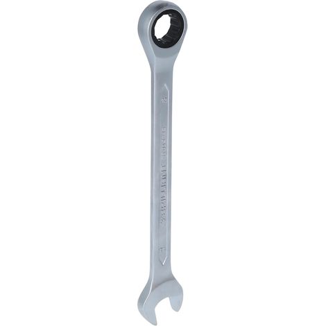 1 - Clé à cliquet - Clé polygonale - Acier chrome vanadium - Denture 72 dents - Angle 5 degrés - Usage professionnel - Chromé mat - 18x1,3 cm (1/5)