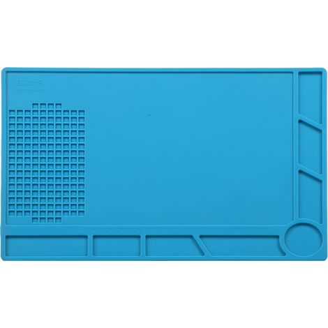 Tapis isolant en silicone, tapis de soudure et de réparation résistant à la chaleur pour téléphones portables et ordinateurs (S-120B) (1/5)