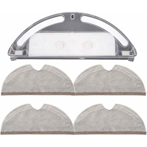 Réservoir d'eau avec 4 chiffons à couverture complète pour aspirateur Xiaomi Roborock S5 S50 S51 S55 S6 (1/5)