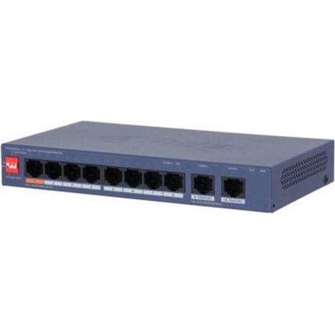 Dahua Switch PoE 10 Porte Cloud 8 PoE 60W Hi-PoE Gigabit VLAN - CS4010-8ET2GT-60