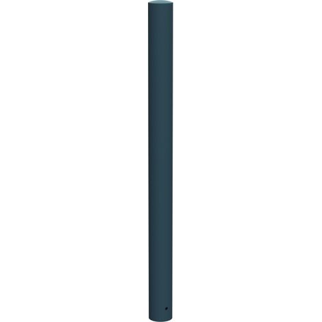 Potelet à sceller Ténor - acier - tête bombée et tube Ø 90 - anthracite mat - RAL 7016