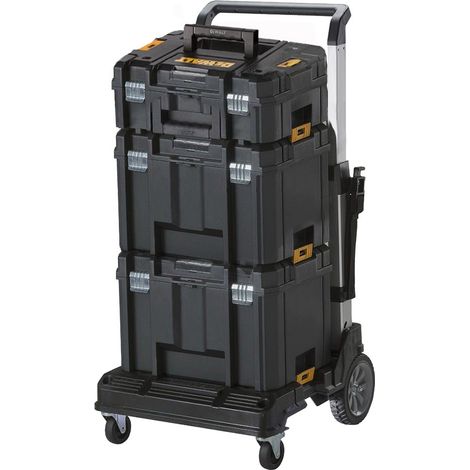 Dewalt TStak Tower Trolley - Includes 2 x T-Stak VI Deep Cases 1 x TStak II Case (1/4)