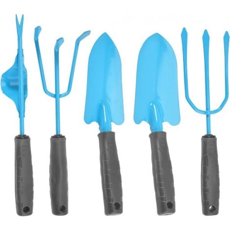 Ensemble d'outils de jardinage, ensemble de fournitures de jardinage 5 pièces, outils à main de jardinage pour creuser (1/4)