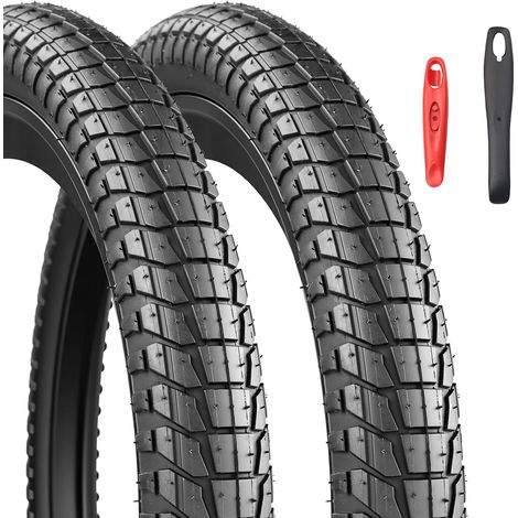 Lot de 2 pneus pliables de 20 pouces 20 x 1,95/2.1/2,25 avec gaine compatible 50/53/57-406 pour 20" (1/5)