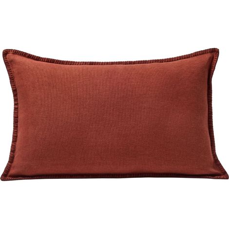 Housse de coussin en Lin épais et point de feston NINO (1/4)
