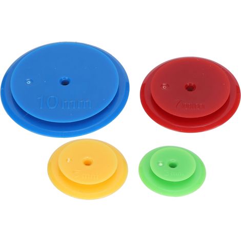 Lot de 16 roulettes de traçage parallèle pour couture, outil de marquage rond à coudre, accessoire DIY artisanat, kit de traçeur pour patchwork (1/5)