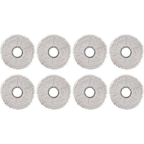 FENOPLASTICA(8 pices) T30 Pro Omni serpillres lavables pour ECOVACS DEEBOT X5 OMNI/ N30 Pro Omni/ T30 Pro Omni/T30S/ T30S Combo/X2 Omni X2 Pro/X1 Omni/X1 PRO Omni/ T20 Omni/ X1 PLUS T10 Omni/T10 Turbo (1/5)