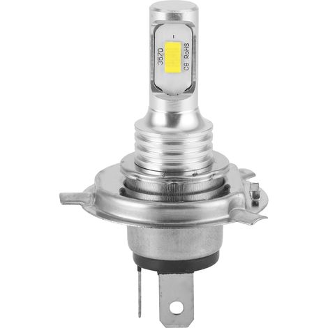 LED-Lampe für Motorrad- und Autoscheinwerfer sowie Nebelscheinwerfer, H4-Sockel, 80 W DC 12 V/24 V (1500 K gelb) – AquaForge