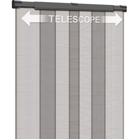 Tenda telescopica zanzariera Telescopica antracite larghezza da 105 a 130x250cm (1/3)