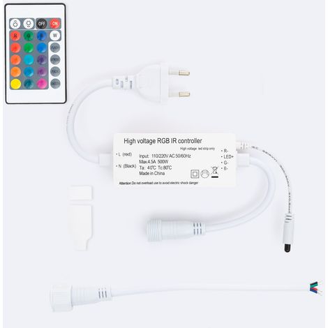 Controller LED-Schlauch Rund 220V AC 36 LED/m RGB IP65 Schnitt jede 100 cm RGB
